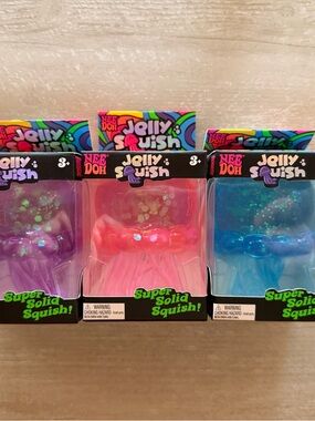 NeeDoh Jelly Squish Sensory Squishy Toy